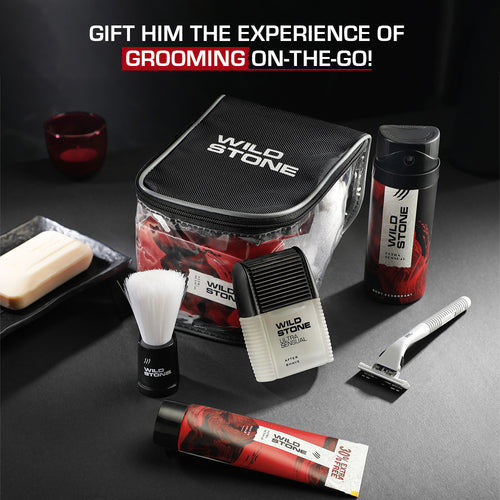 Send classic park avenue mens grooming set with rakhi n chocolate  assortment to Bangalore, Free Delivery - redblooms