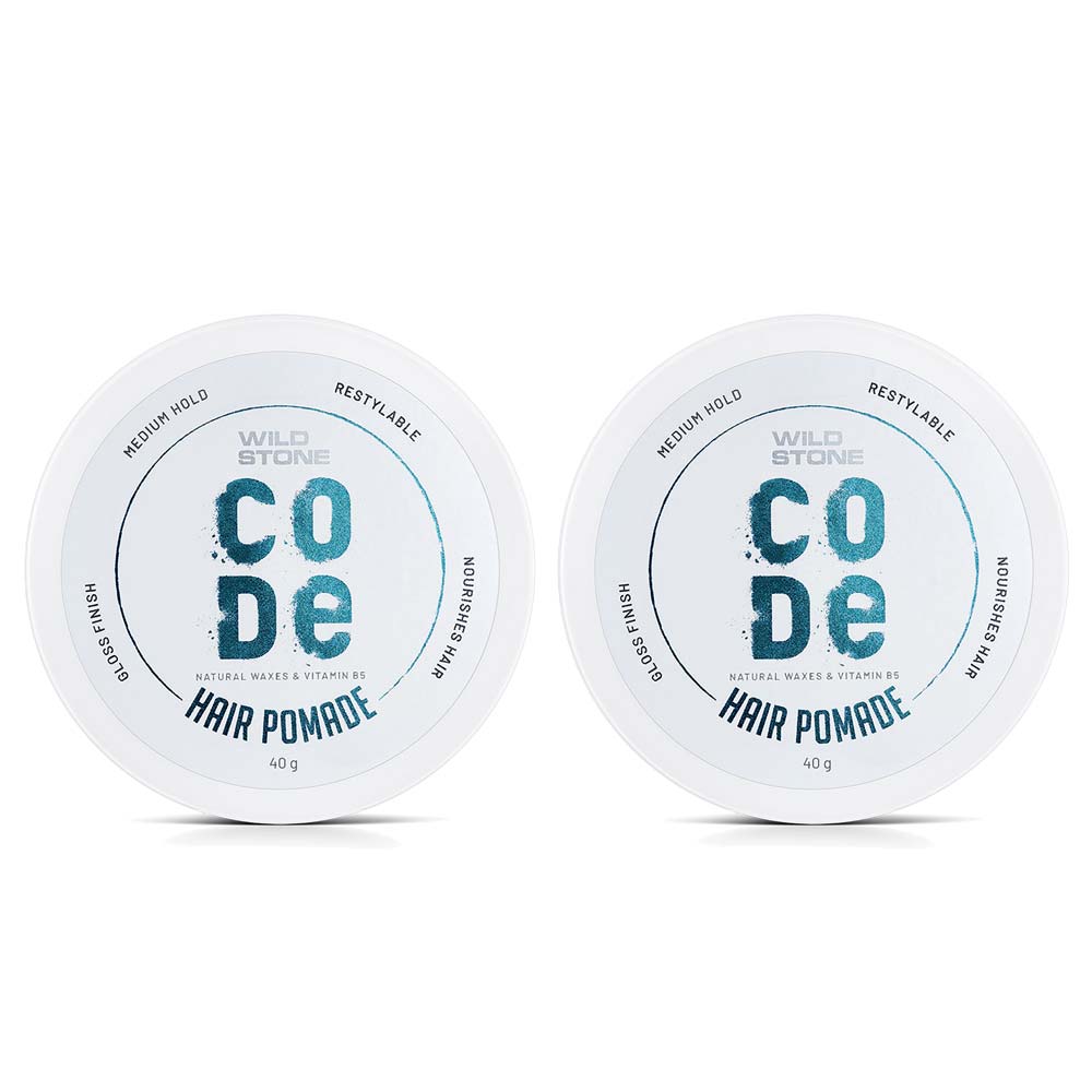 CODE Hair Pomade 40 gms each (Pack of 2)